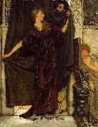 Laura Theresa Alma-Tadema Not at Home Sir Lawrence Alma oil painting artist